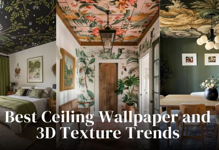 Best Ceiling Wallpaper and 3D Texture Trends