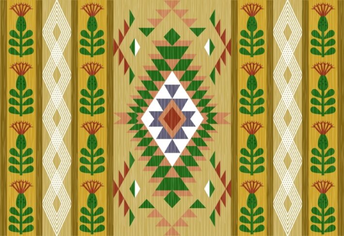 Adiva, Ethnic Geometric Essence Wallpaper