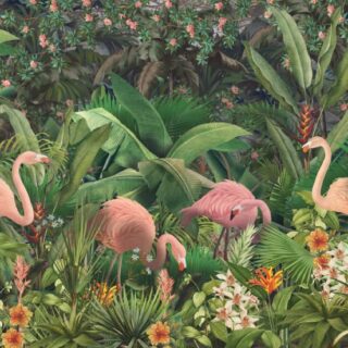 Rosellea, Tropical Elegance Flamingo Mural