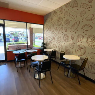 Bakesborough, Whimsical Bakery Illustration Wallpaper m