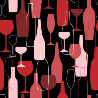 Rosso, Dense Wine Cellar Motif Wallpaper