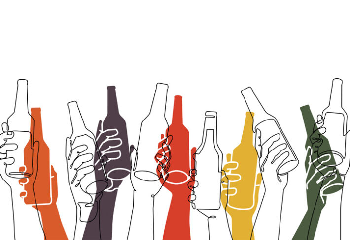 Uplift, Hands Held in Celebration Wallpaper Mural