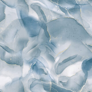 Aqualuxe, Gold Veined Blue Agate Abstract Wallpaper