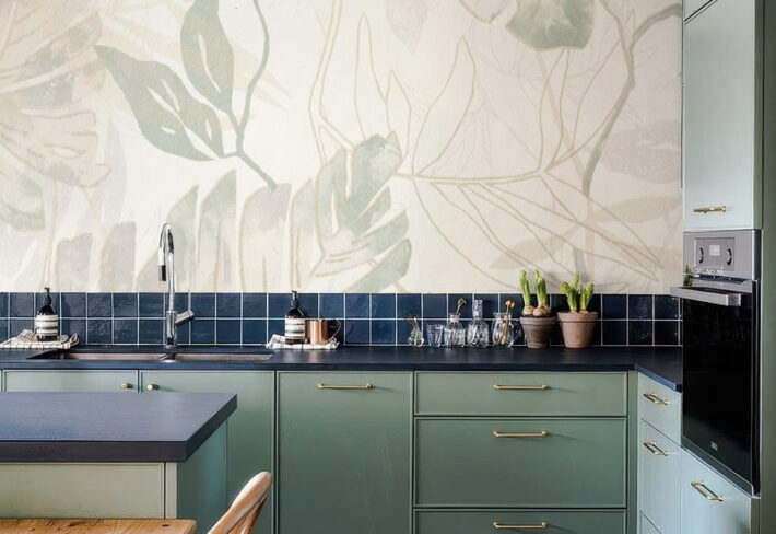 Calmora, Soft Botanical Serenity Wallpaper