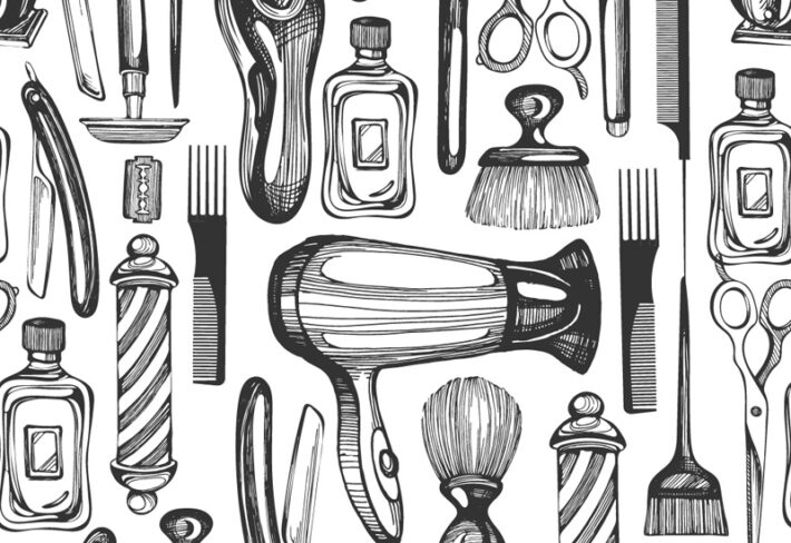 Bexley, Vintage Groomer’s Collection Mural