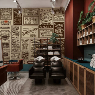 Heraldart, Sepia Vintage Advertising Poster Collage Wallpaper