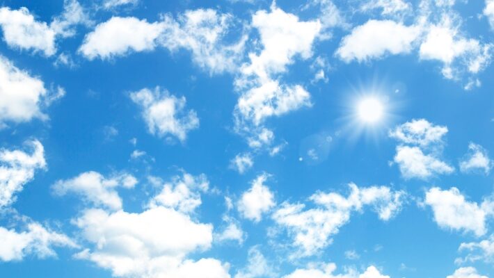 Aetheria, Vibrant Sky Mural Wallpaper