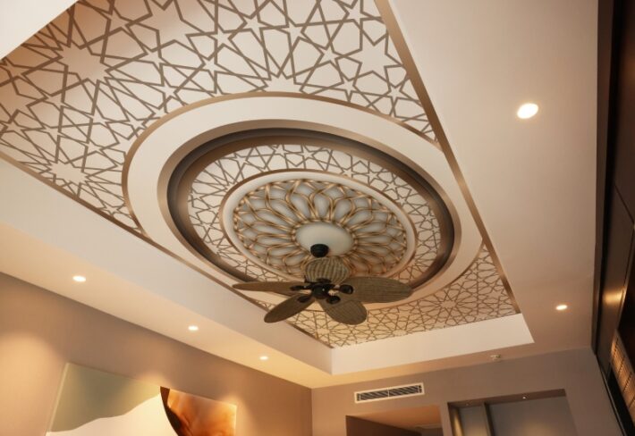 Marquessa, Gilded Lattice Wallpaper Mural