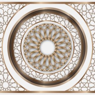 Marquessa, Gilded Lattice Wallpaper Mural