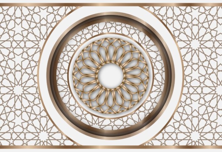 Marquessa, Gilded Lattice Wallpaper Mural