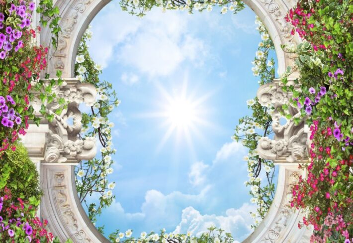 Mayfair, Sun-Kissed Archway Wallpaper Mural