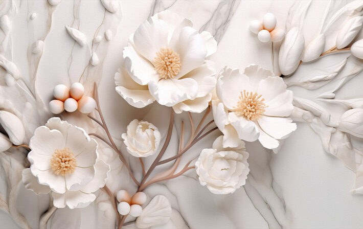 Eclasia, Pure Tranquil Blossom Wallpaper Mural