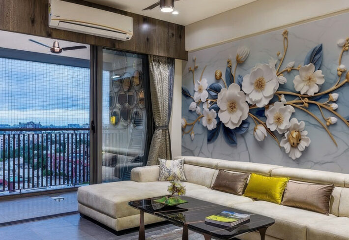 Florencia, Graceful Blooming Branch Wallpaper Mural