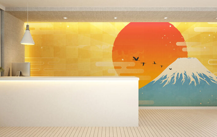 Solisya, Sun-Mountain Harmony Wallpaper Mural