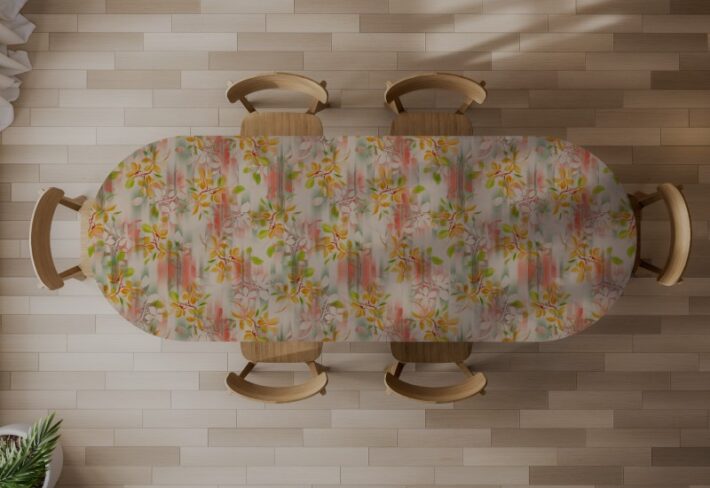 Elyndra, Gentle Cascade of Pastel Blooms Wallpaper Mural