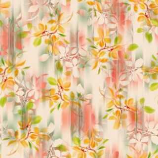 Elyndra, Gentle Cascade of Pastel Blooms Wallpaper Mural