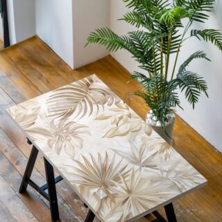 Palmont, Muted Blend of Leaves Wallpaper Mural