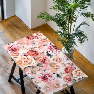 Primrosa, Swirl of Flowers in Artistic Strokes Wallpaper Mural