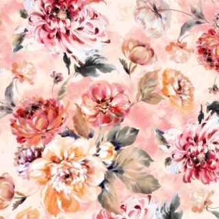 Primrosa, Swirl of Flowers in Artistic Strokes Wallpaper Mural