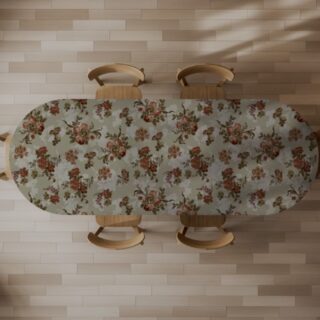 Rosalie, Traditional Sepia Tone Floral Cluster Wallpaper