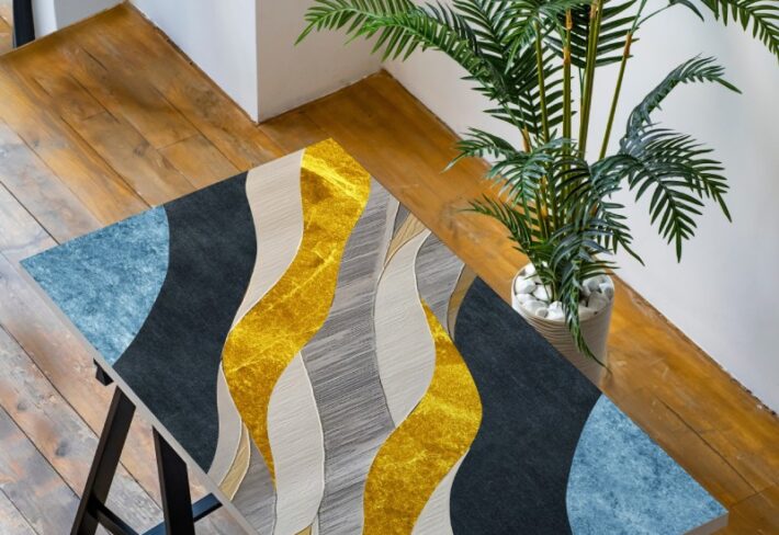 Stravelle, Soft Sculpted Texture Golden and Stone Ripples Wallpaper Mural