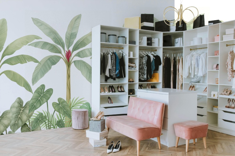 Banari, Modern Watercolor Banana-leaf Elegance Wallpaper Mural