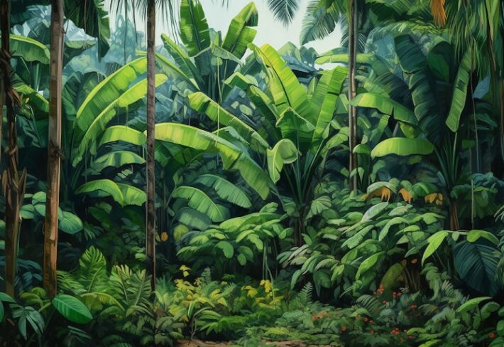 Junglistic, Realistic Tropical Jungle Escape Wallpaper Mural