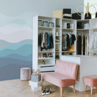 Tundra, Arctic Wave Landscape Wallpaper Mural