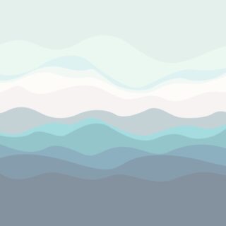 Tundra, Arctic Wave Landscape Wallpaper Mural