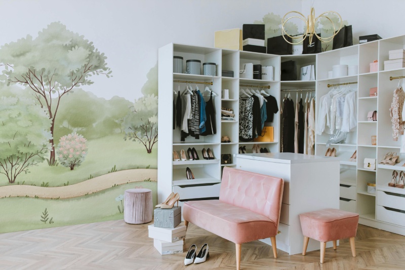 Varnika, Light Watercolor Blooming Accents Nature Mural Wallpaper