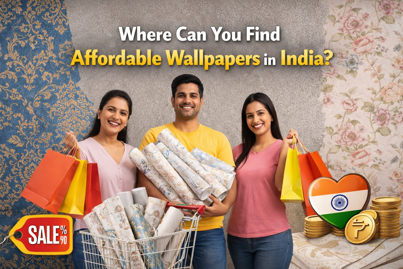 Affordable wallpaper shopping in India