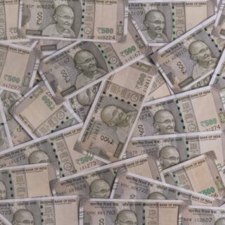 Moneyfestation, 500 Indian Rupees Wallpaper Mural