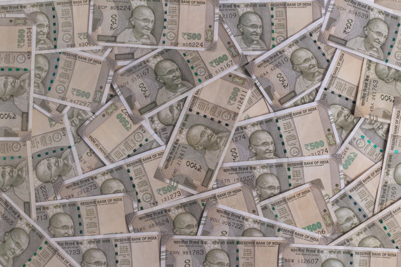 Moneyfestation, 500 Indian Rupees Wallpaper Mural