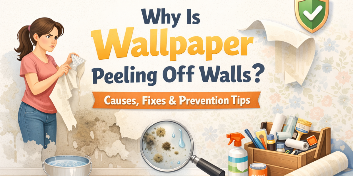 Why is your wallpaper peeling?
