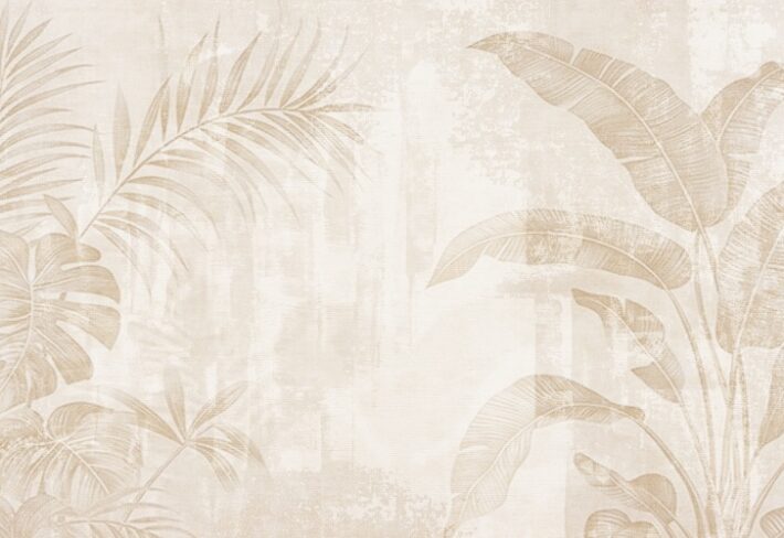 Komalvan, Soft Botanical Palm Leaves Wallpaper Mural