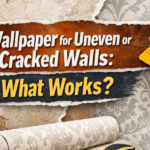 Wallpaper solutions for cracked walls