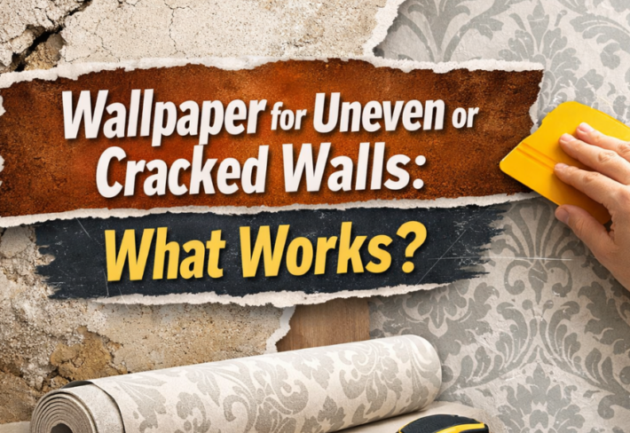Wallpaper solutions for cracked walls