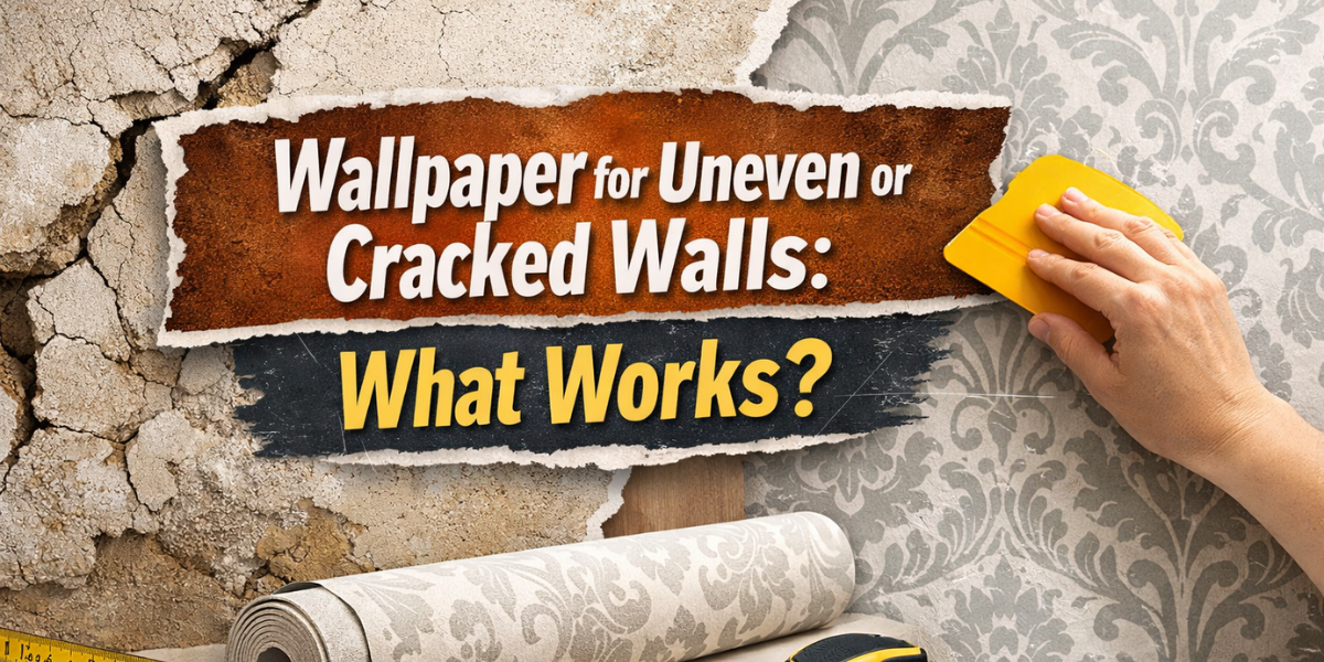 Wallpaper solutions for cracked walls