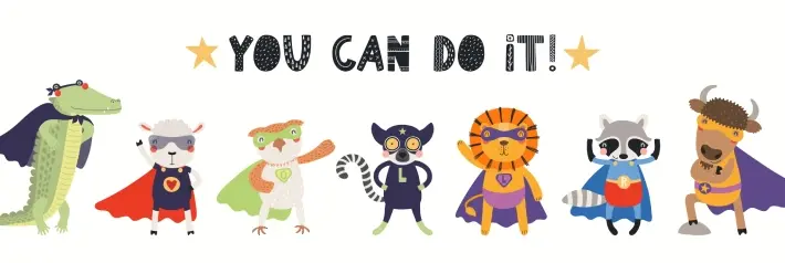 Toonara, Cute Superhero Inspiring Wallpaper Mural