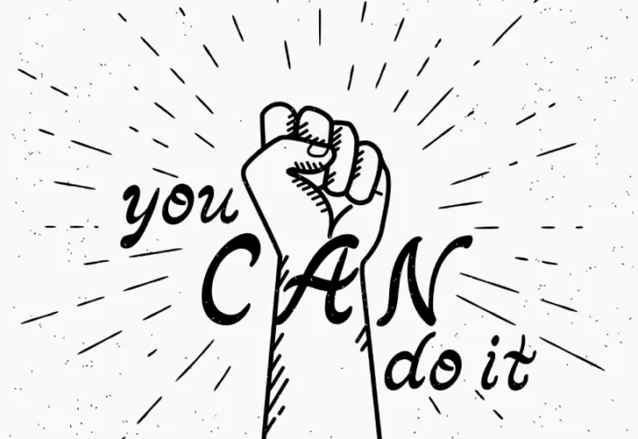 Valora, You can Do It Wallpaper Mural