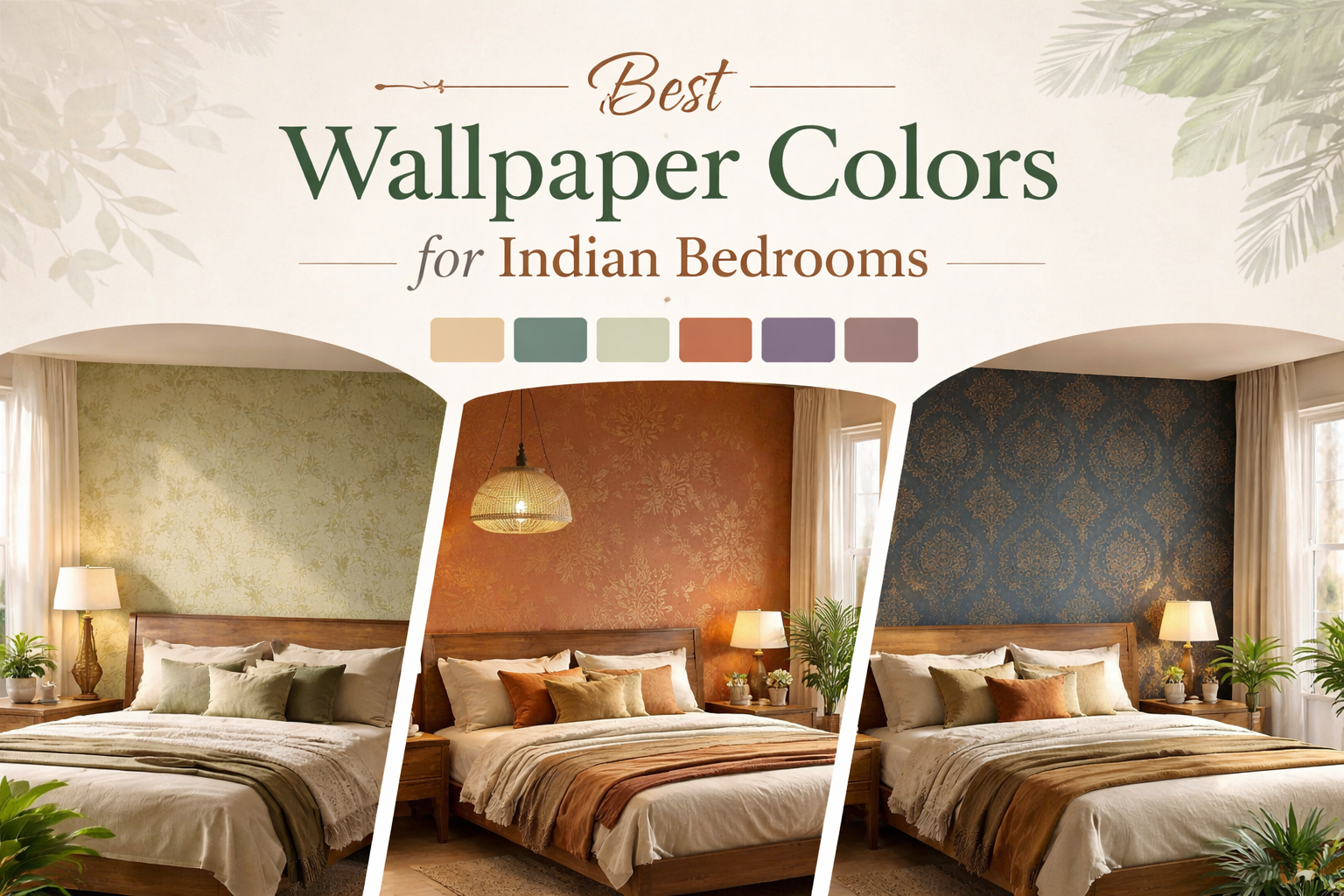 Best Wallpapers Colors for Indian Bedrooms