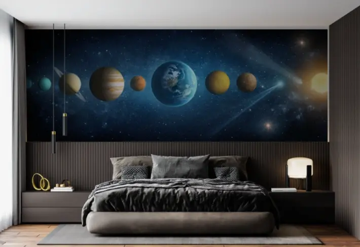 Cosmara, Solar System Alignment Wallpaper Mural