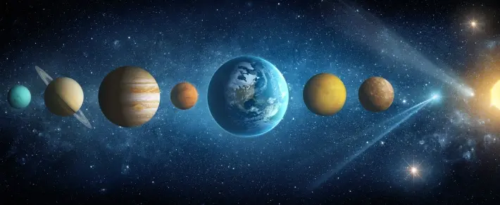 Cosmara, Solar System Alignment Wallpaper Mural