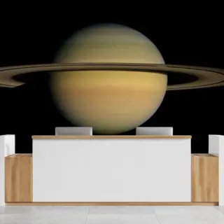 Ringara, Saturn Planet Space Wallpaper Mural