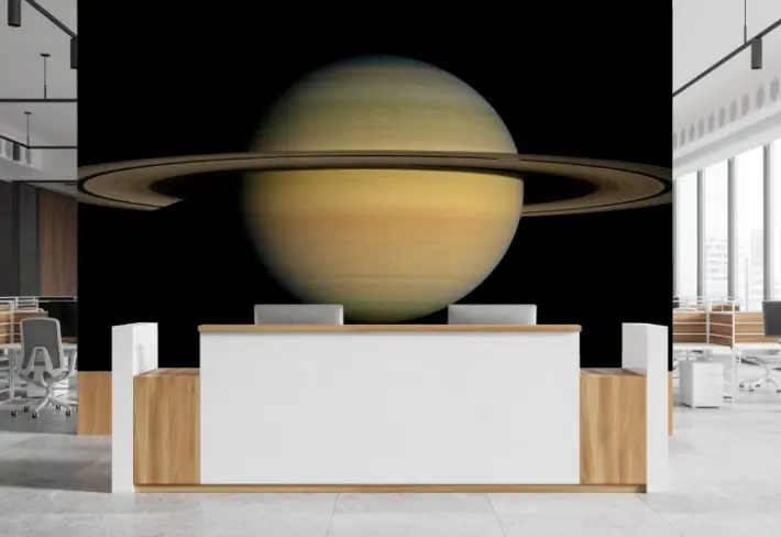 Ringara, Saturn Planet Space Wallpaper Mural