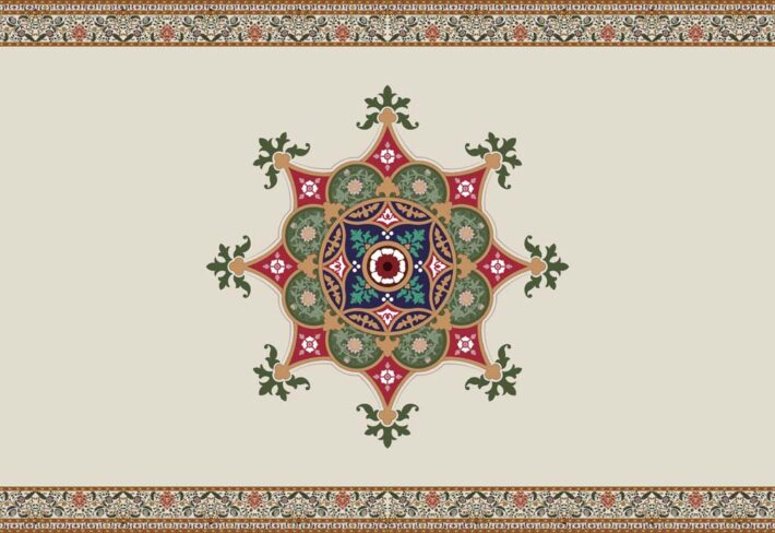 Mandorix, Ornate Mandala-Inspired Ceiling Mural