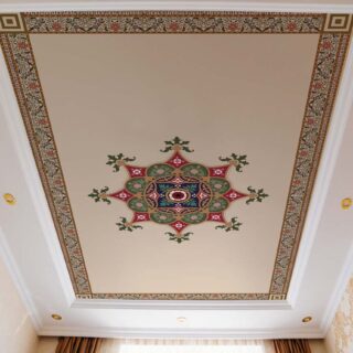 Mandorix, Ornate Mandala-Inspired Ceiling Mural mockup