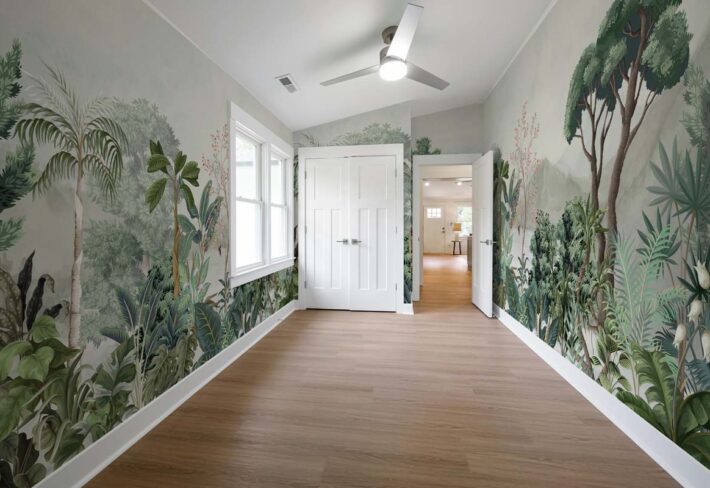 Rainvale, Tropical Serenity Mural mockup