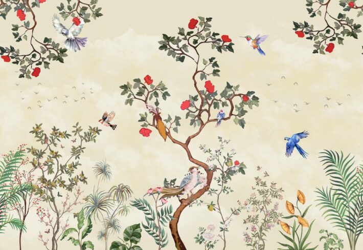 Bellmere, Timeless Garden Symphony Bloom Wallpaper Mural