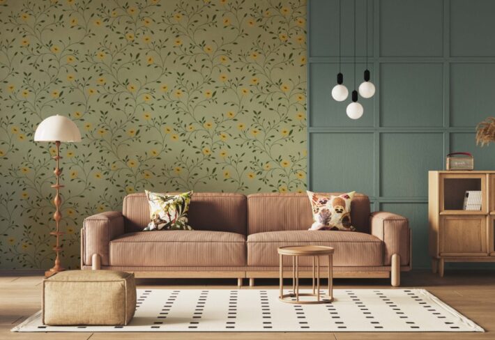 Jinora, Joyful Classic Chinoiserie Flowers Wallpaper